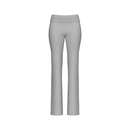 Grey Taylor Foldover Pants